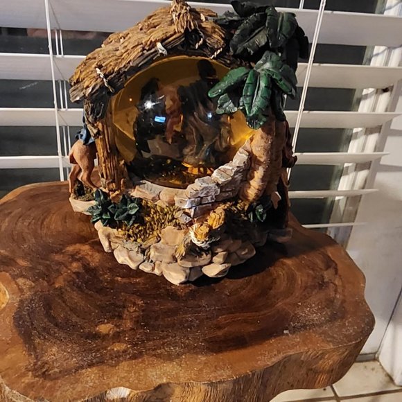 Musical Water/Snow Globe of Christmas Nativity Scenery